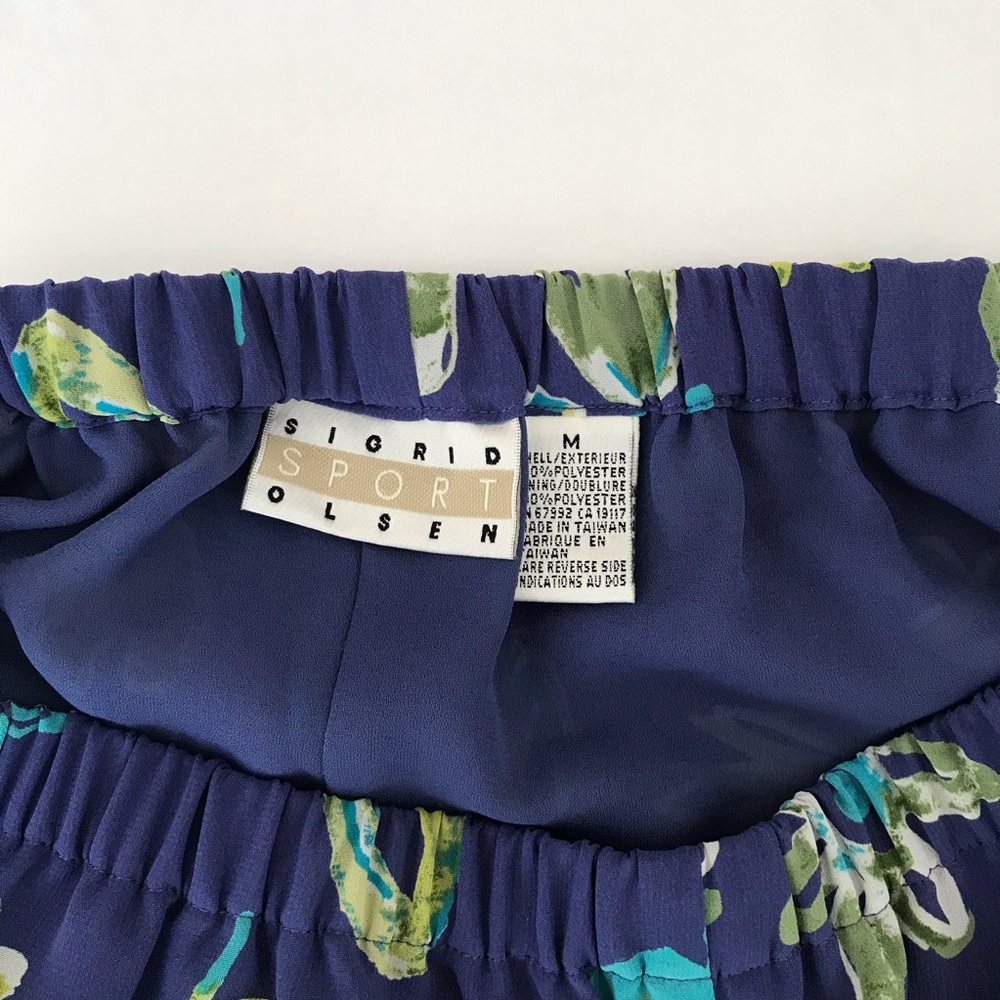 Sigrid Olson Sport Blue Floral 2 Piece Set Size M - Picture 10 of 10